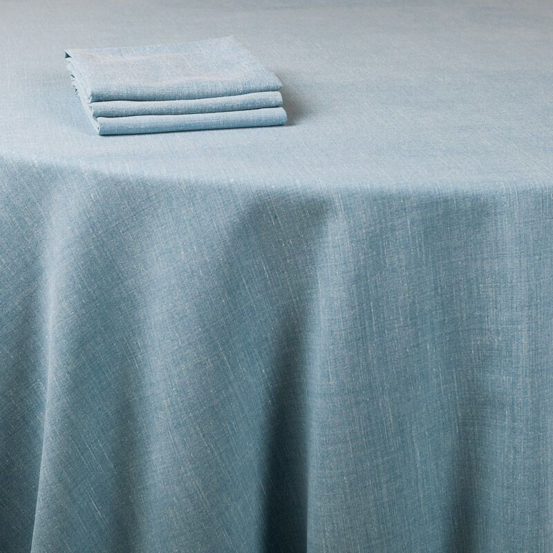 Mantel Lino azul 340 x 340 cm