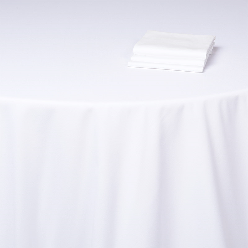 Pasillo de mesa Alaska blanco 50 x 270 cm