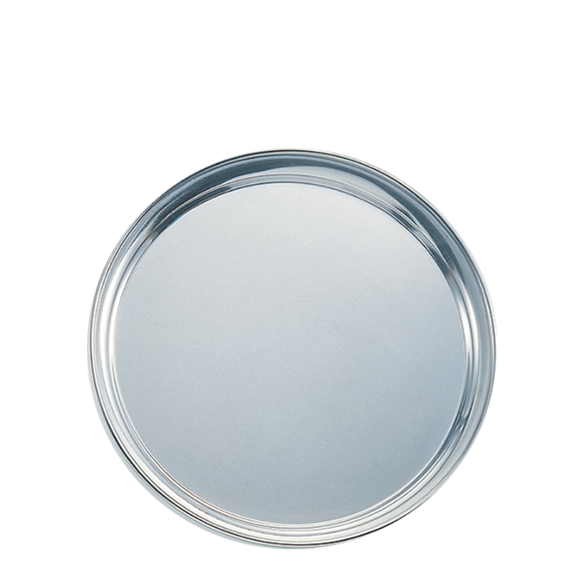 Bandeja de servicio inox Ø 40 cm.