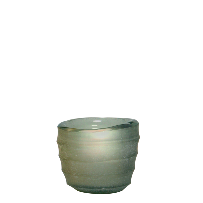 Portavela Capri gris Ø int 5 cm Ø ext 6,5 cm Alt. 6 cm