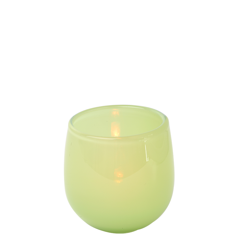 Portavela verde pistacho Ø 5,5 cm Alt. 6,5 cm