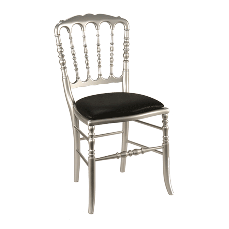 Silla Napoleón III acero fija Toscana acero