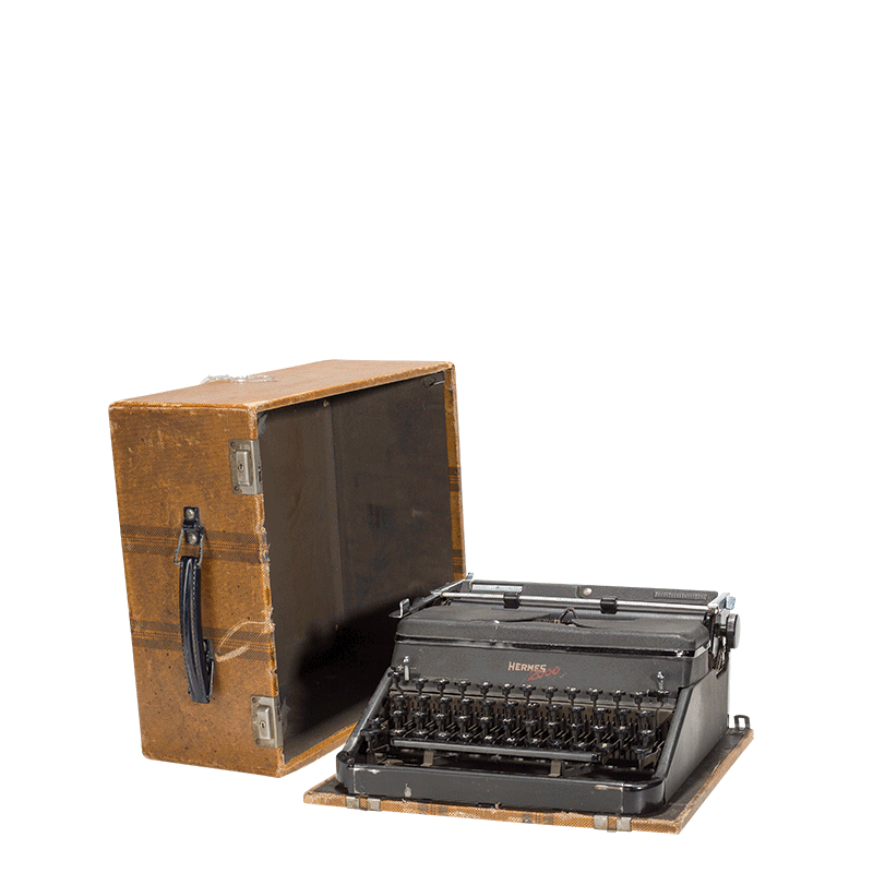 Máquina Vintage de escribir 34 x 15,5 cm H 32,5 cm