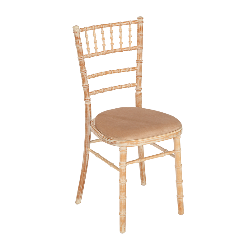 Silla Bambú asiento caramelo
