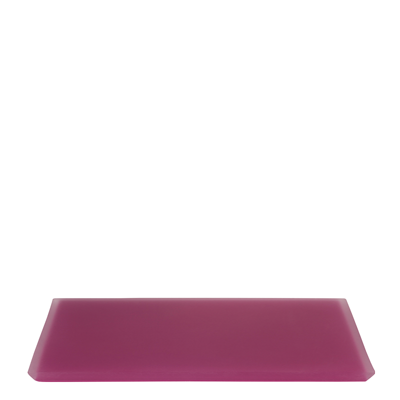 Bandeja resina fucsia 30 x 40 cm.