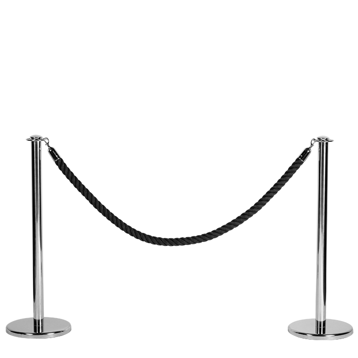 Poste acero Alt. 100 cm
