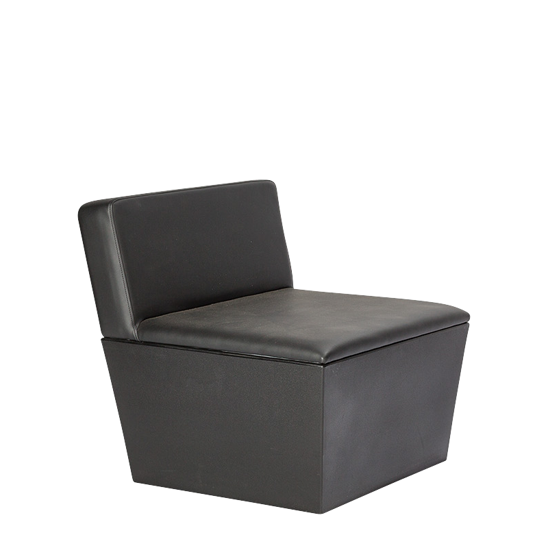 Módulo central Cono negro 75 x 75 x 75 cm