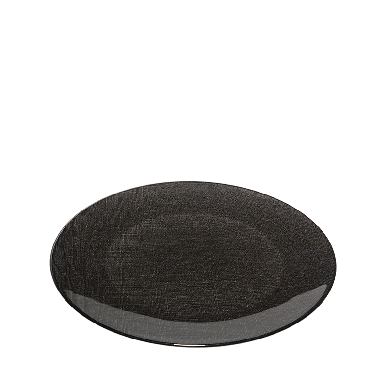 Plato de presentación negro Ø 32 cm
