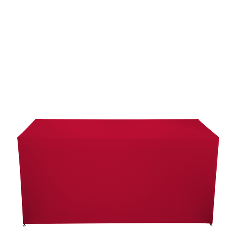 Buffet plegable con funda rojo "3 caras" 100 x 200 cm