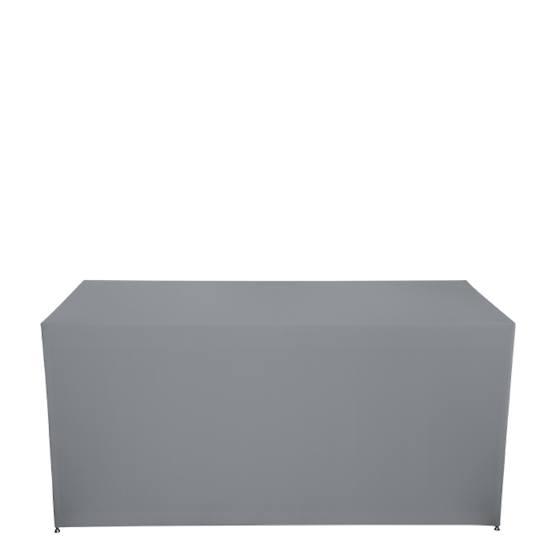 Buffet plegable con funda gris "3 caras" 100 x 200 cm