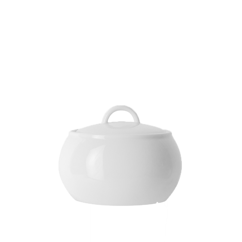 Azucarero porcelana blanca