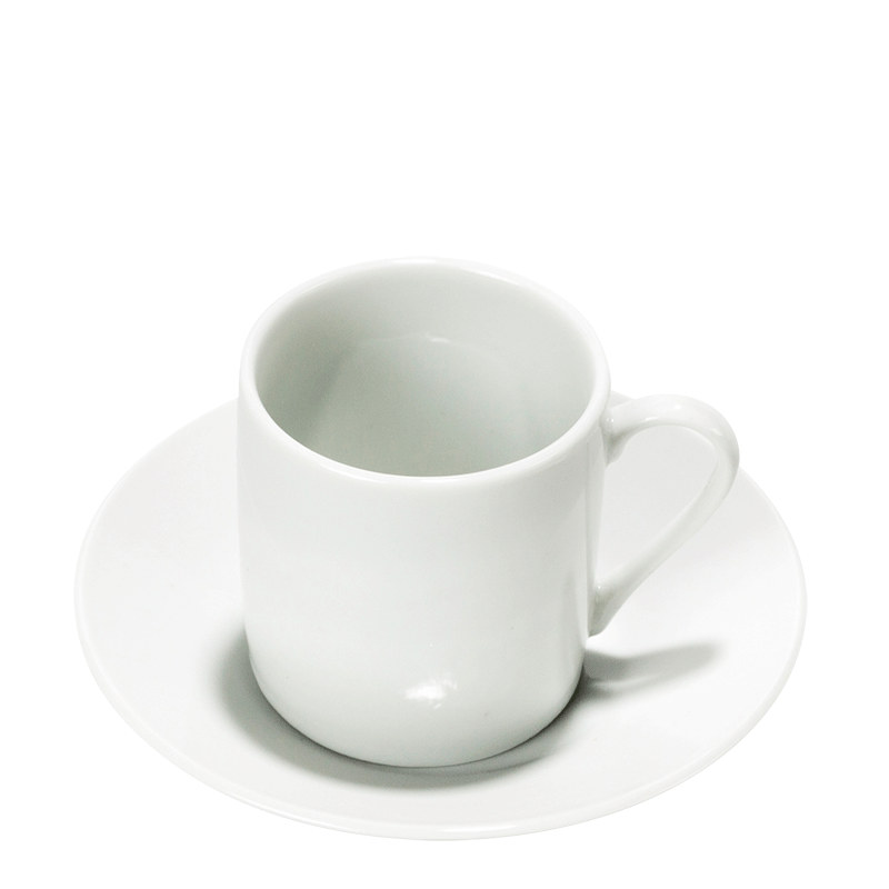 Taza y plato de café Harmony 11 cl