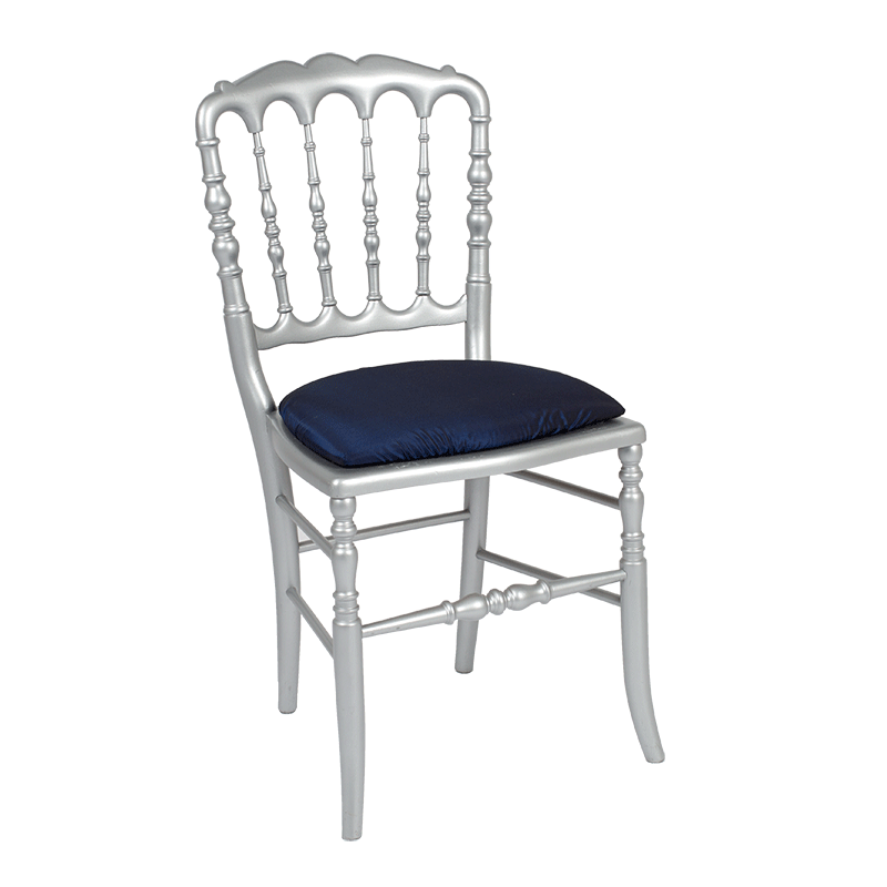 Silla Napoleón III acero fija Toscana Azul Noche