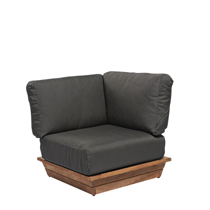 Módulo de angulo Lounge gris