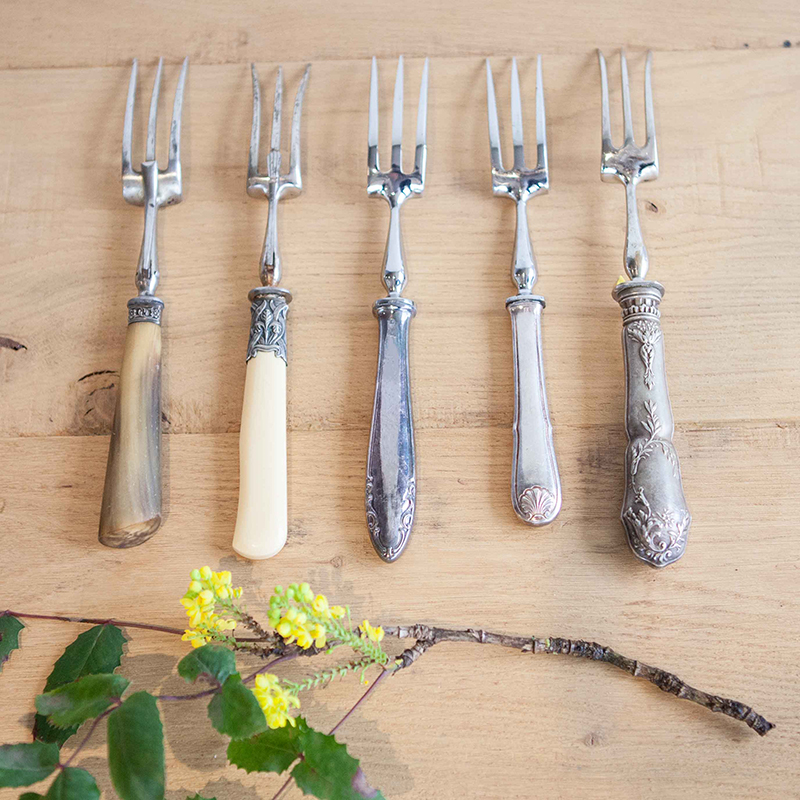 Tenedor para trinchar carne Vintage