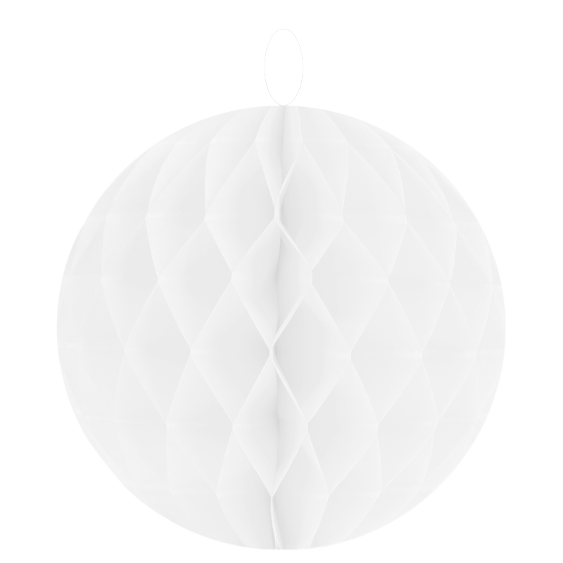 Bola decorativa blanca Ø 20 cm (lote de 2)