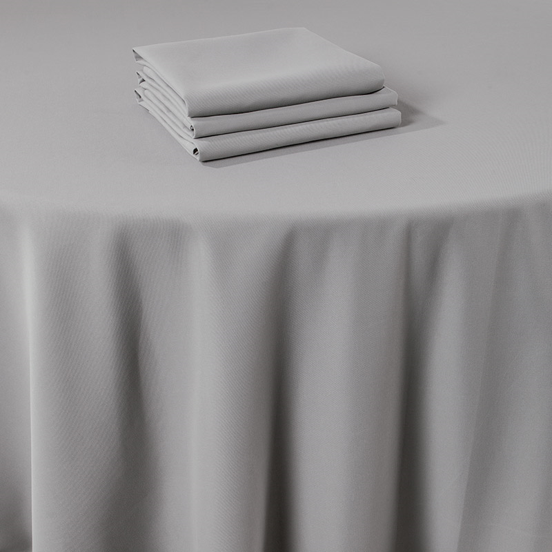 Pasillo de mesa Marjorie gris 50 x 270 cm ignífugo M1