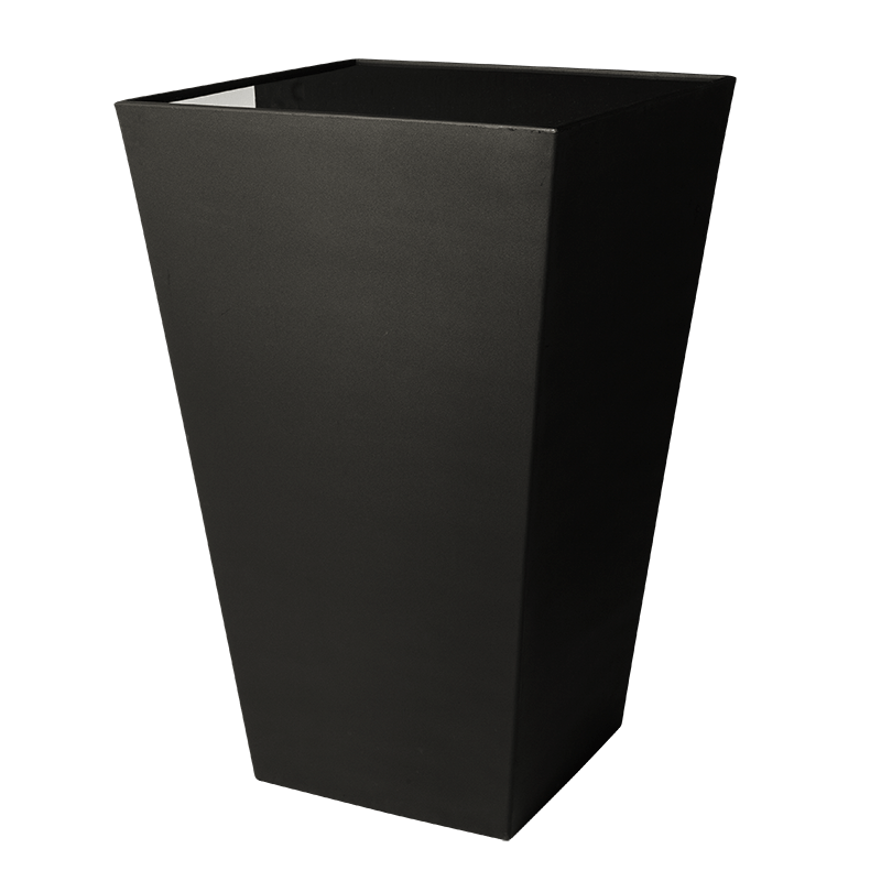 Mesa cóctel alta Cono negra con sobre negro