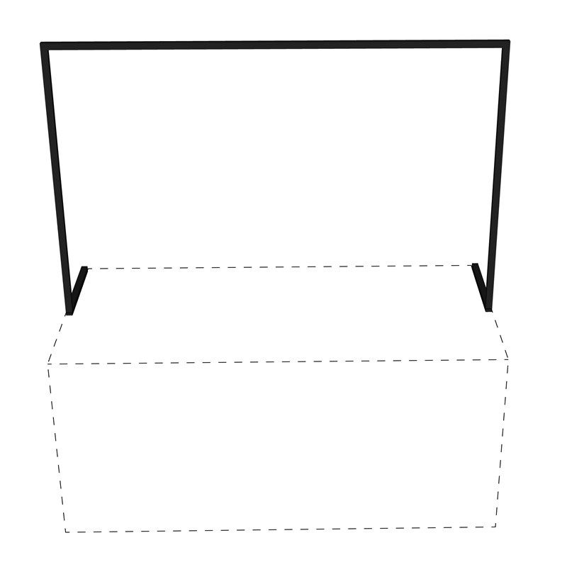 Arco simple para buffet plegable