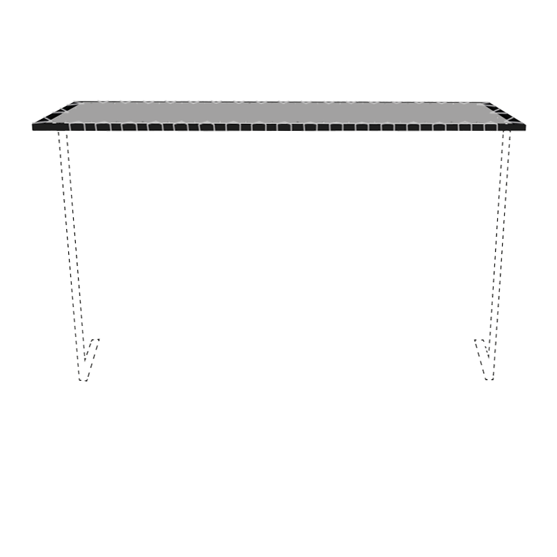 Techo blanco para arco