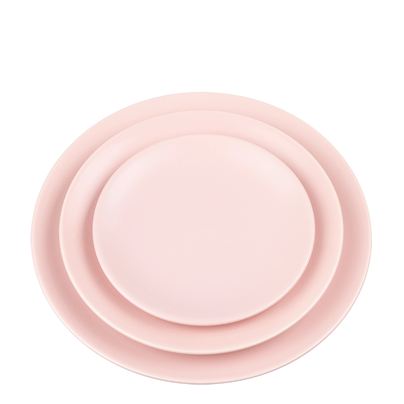 Platos Rosa Claro