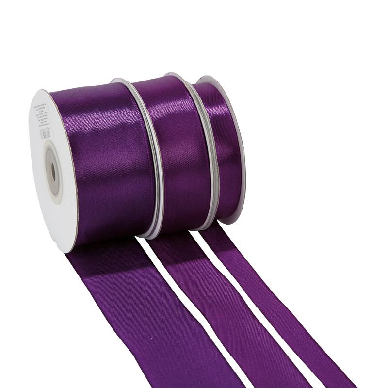 Cinta de satén violeta
