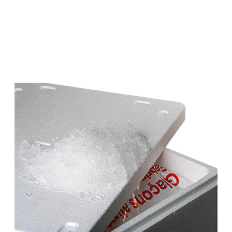 Hielo pilé 20 kg.+ caja isotérmica