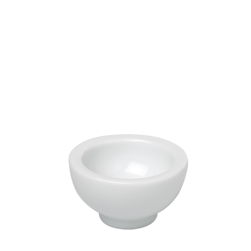 Mini recipiente blanco Ø 6 cm. Alt. 3,5 cm. 2 cl.