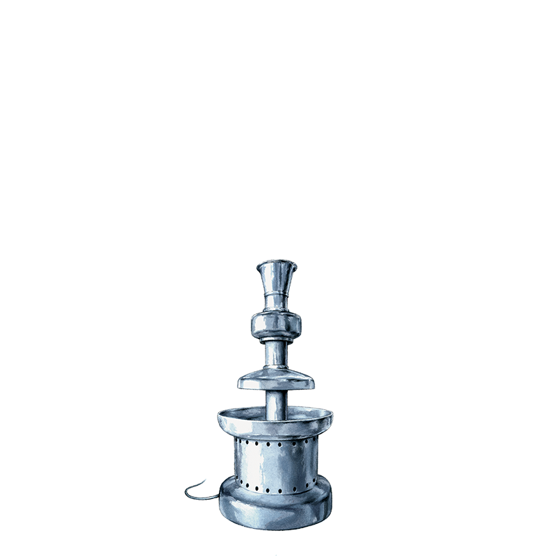 Fuente de chocolate capacidad 10 Kgs