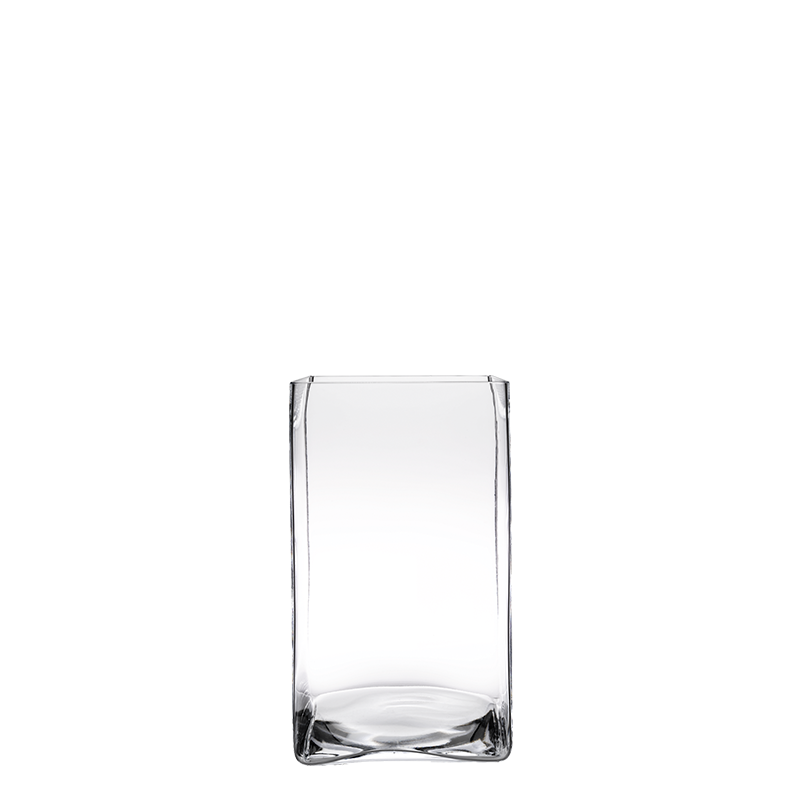 Soporte de fuente de cristal 23 x 23 cm. Alt. 30 cm