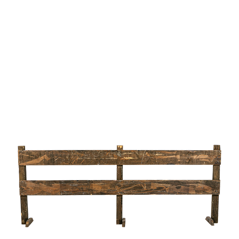 Valla de madera 250 x 100 cm L 8 cm