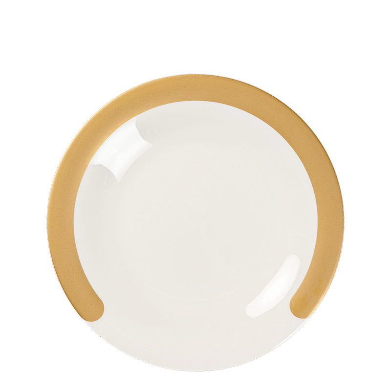 Plato llano "C" oro Ø 27 cm.