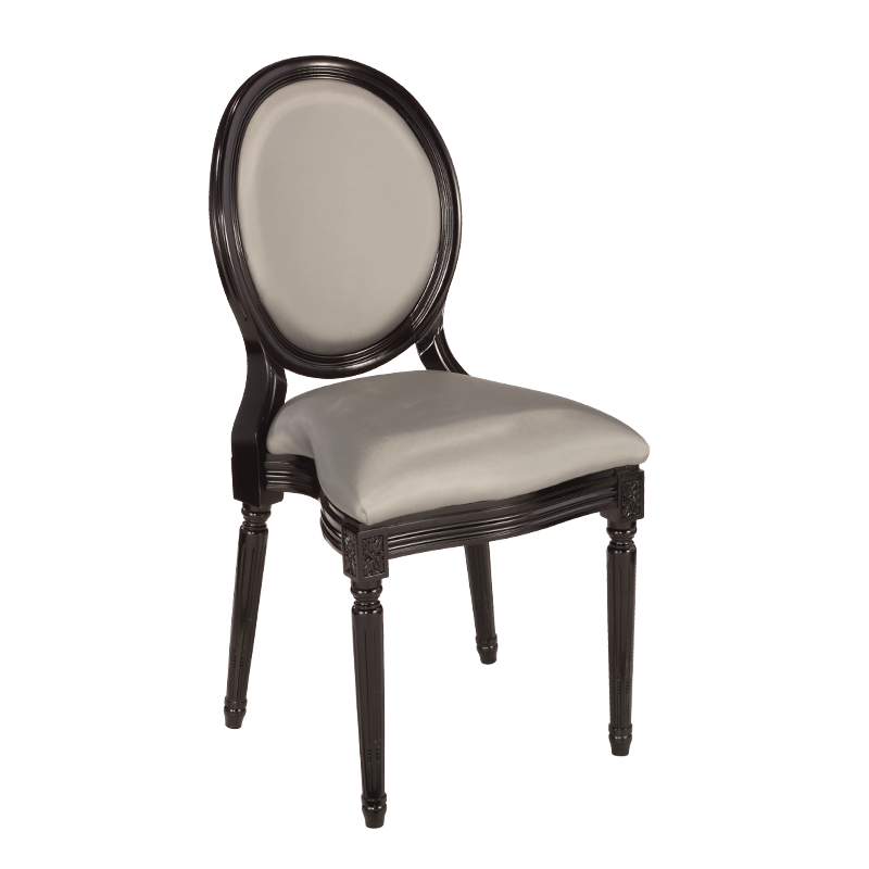 Silla Montaigne gris perla