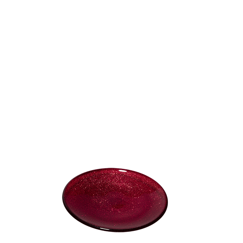 Plato de pan Strass rojo Ø 14 cm