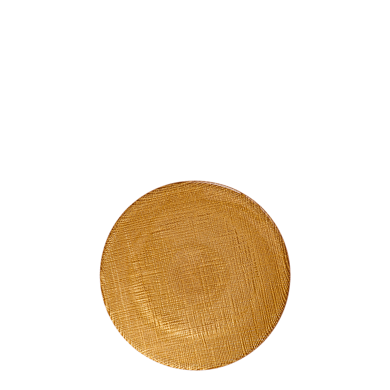 Plato de pan Strass oro Ø 14 cm