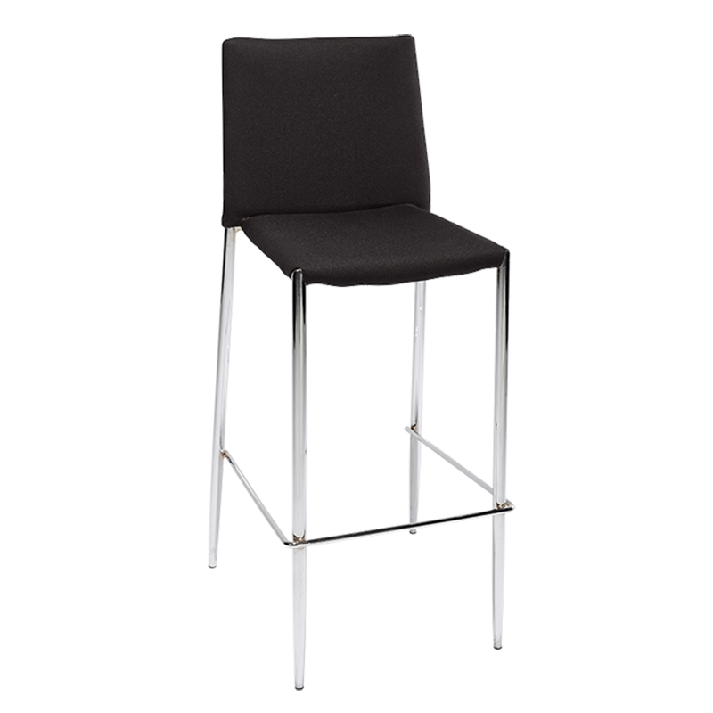 Silla alta negra Alt. 111 cm A 43 P 52 cm