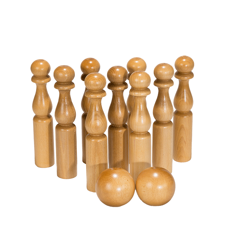 Juego de bolos vintage