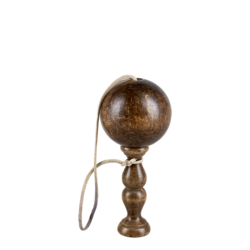 Boliche en madera natural vintage