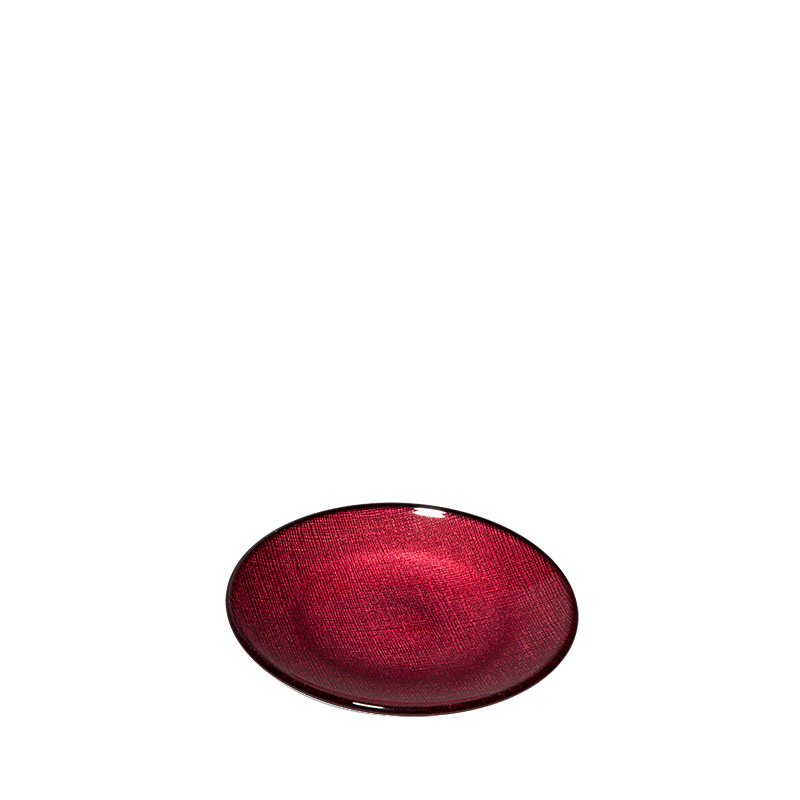 Plato de pan rojo Ø 14 cm