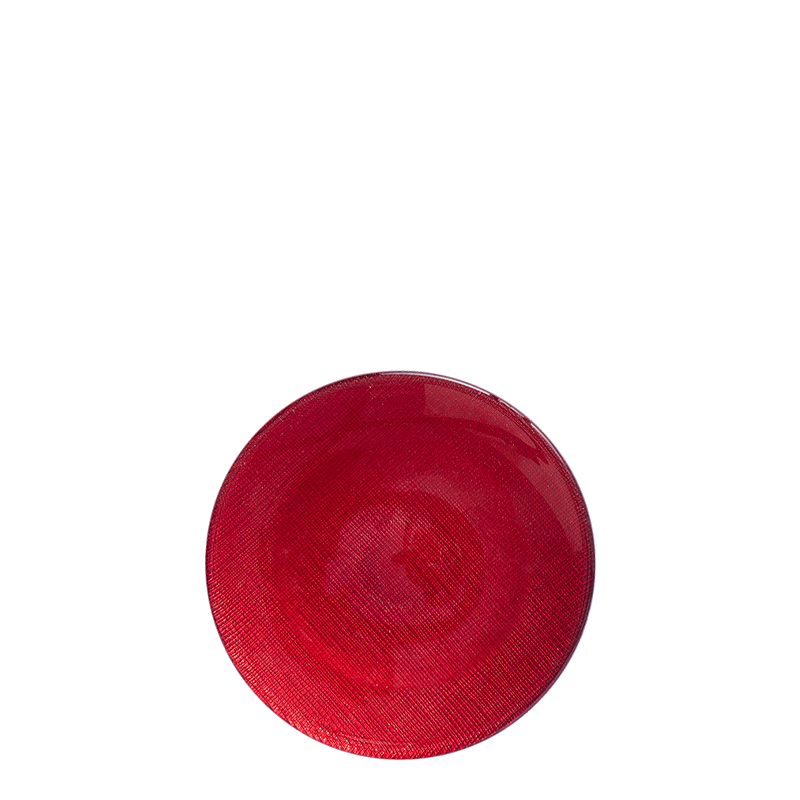 Plato de pan rojo Ø 14 cm
