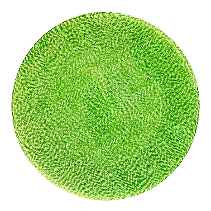 Plato de presentación verde Ø 32 cm