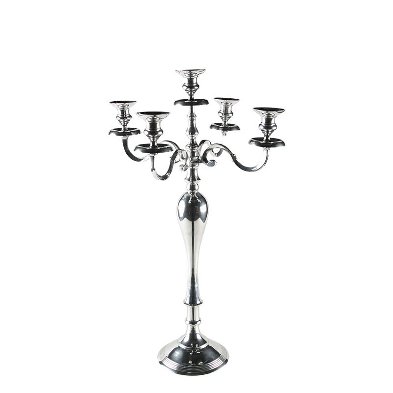 Candelabro 5 brazos H 75 cm