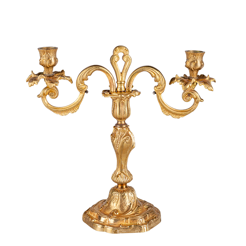Candelabro Vintage dorado