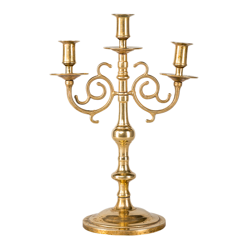 Candelabro Vintage dorado