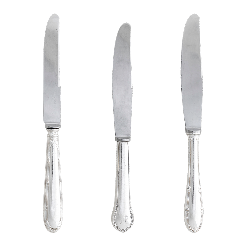 Cuchillo de entremés Vintage plata