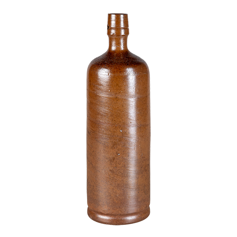 Botella en gres vintage