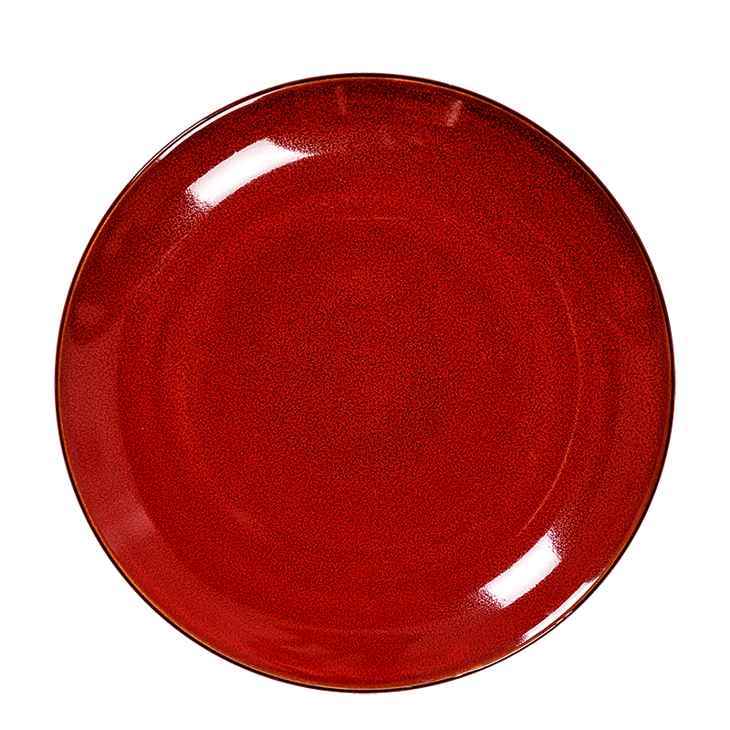 Plato Corfou rojo Ø 26 cm