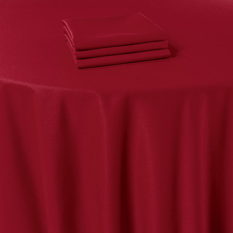 Pasillo de mesa Marjorie rojo 50 x 270 cm ignífugo M1