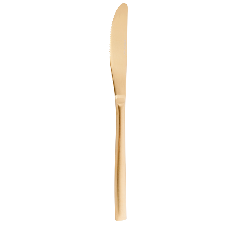 Cuchillo de mesa Neo dorado