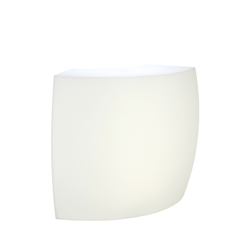 Barra Igloo iluminado módulo de ángulo 90 x 89,5 cm Alt. 108 cm
